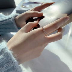 Minimalist Geometric Ring Set