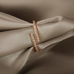 Minimalist Geometric Ring Set