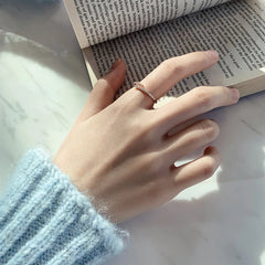 Minimalist Geometric Ring Set