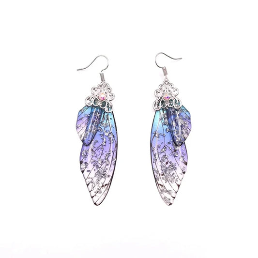 Fairy Wing Drop Earrings