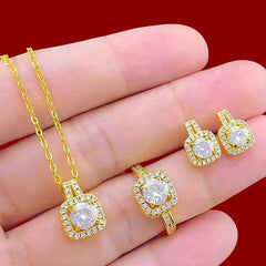 Elegant Geometric Jewelry Set