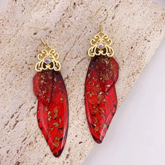 Fairy Wing Drop Earrings