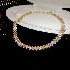Radiance™ Geometric Crystal Choker Necklace