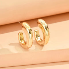 Modern Geometric Stud Earrings