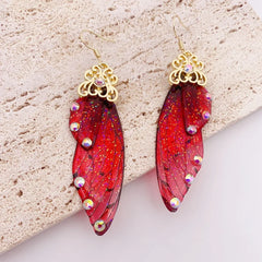 Fairy Wing Drop Earrings