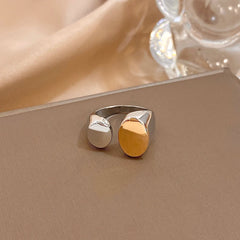 Eterna Heart Stainless Steel Cuff Ring