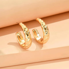 Modern Geometric Stud Earrings