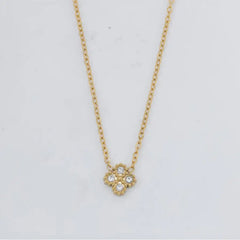 Golden Bloom Necklace & Earrings Set