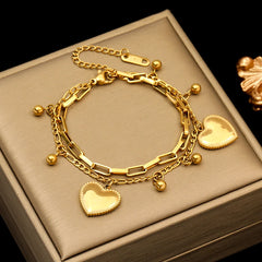 18K Gold Plated Twisted Chain Bracelet