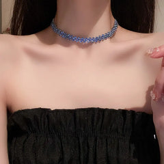 Radiance™ Geometric Crystal Choker Necklace