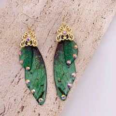 Fairy Wing Drop Earrings