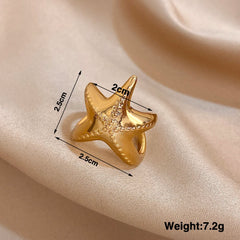 Eterna Heart Stainless Steel Cuff Ring