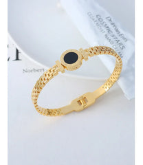 Roman Numeral Love Letter Bangle