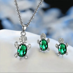 Aurora Tortoise Jewelry Set