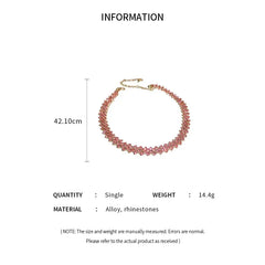 Radiance™ Geometric Crystal Choker Necklace