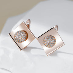Rose Gold Dangle Earrings