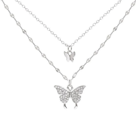 Butterfly Layered Necklace