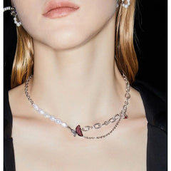 Butterfly Layered Necklace