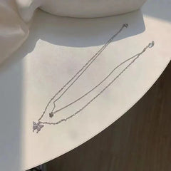 Butterfly Layered Necklace
