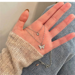 Butterfly Layered Necklace