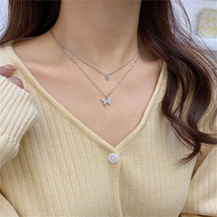 Butterfly Layered Necklace