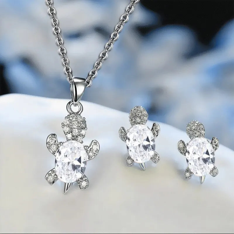 Aurora Tortoise Jewelry Set