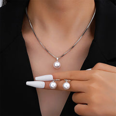 Elegant 3-Piece Pearl Jewelry Set