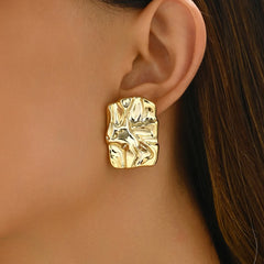 Modern Geometric Stud Earrings