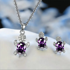 Aurora Tortoise Jewelry Set