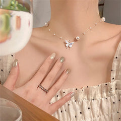 Butterfly Layered Necklace