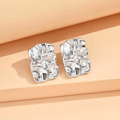 Modern Geometric Stud Earrings