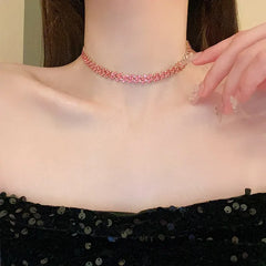 Radiance™ Geometric Crystal Choker Necklace