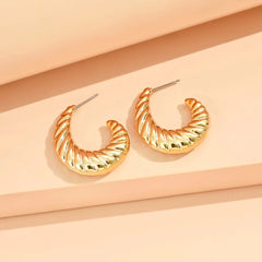 Modern Geometric Stud Earrings