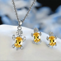 Aurora Tortoise Jewelry Set