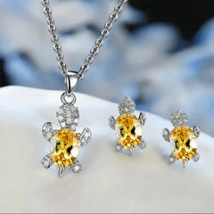 Aurora Tortoise Jewelry Set