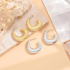 Modern Geometric Stud Earrings