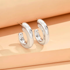 Modern Geometric Stud Earrings