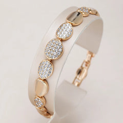 Rose Gold Oval Link Bracelet