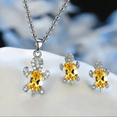 Aurora Tortoise Jewelry Set