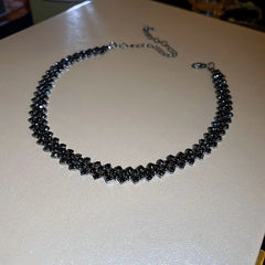 Radiance™ Geometric Crystal Choker Necklace