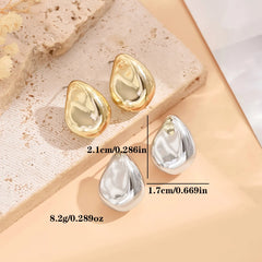 Modern Geometric Stud Earrings