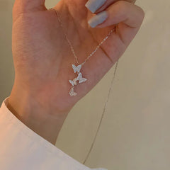 Butterfly Layered Necklace